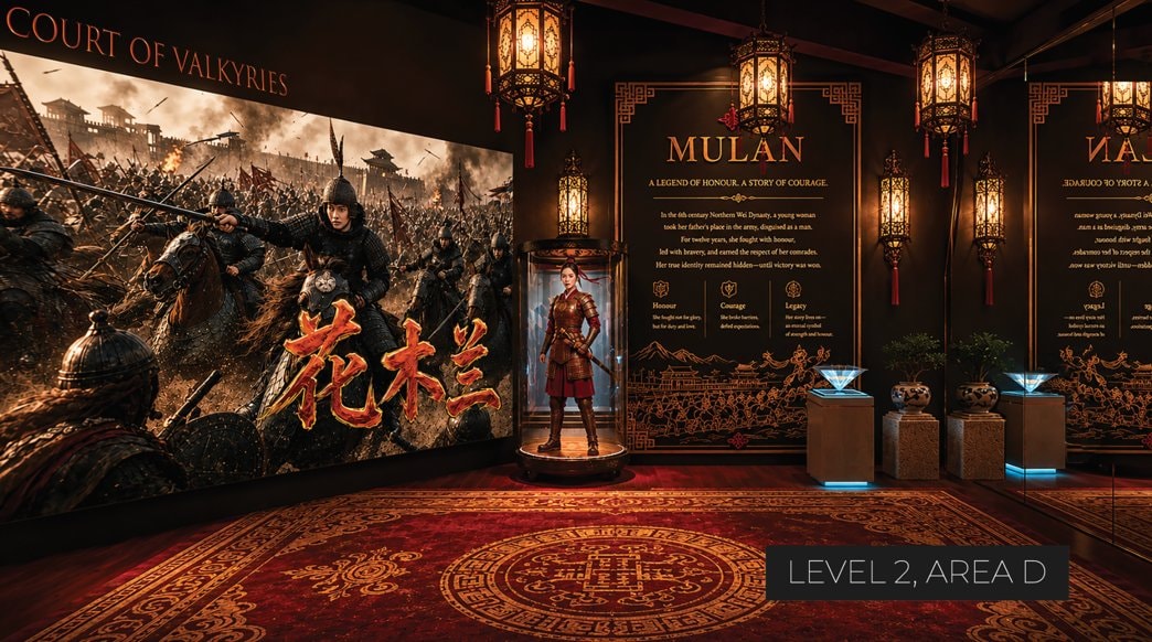 Court of Valkyries — Beyond Singapura exhibit